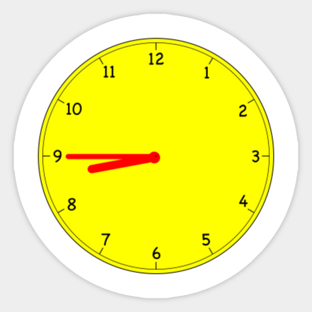 LIMITED EDITION. Exclusive Clock 845 Clock 845 Sticker TeePublic